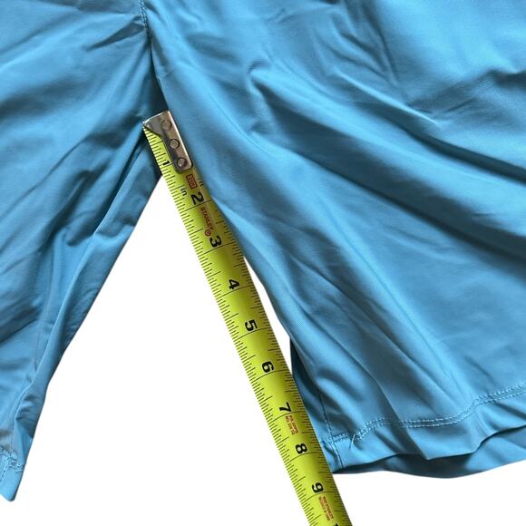 Kenneth Cole Shorts Men's Size L Blue Athletic‎ Lightweight Stretch Water Resist - Picture 6 of 7